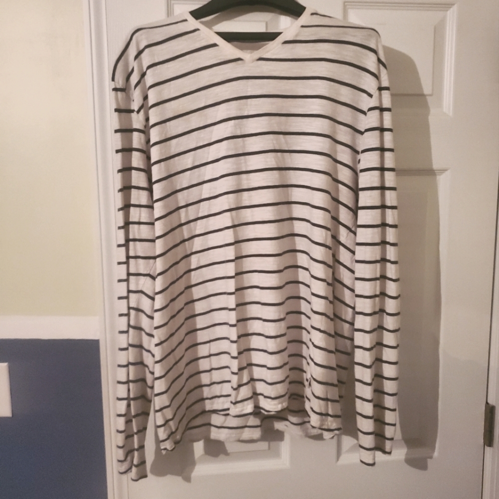 PD&C Long Sleeve X-Large Blue/White Striped